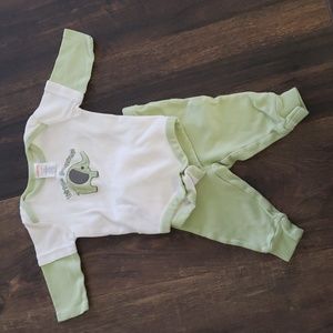 Gymboree brand, 0-3 months, elephant theme